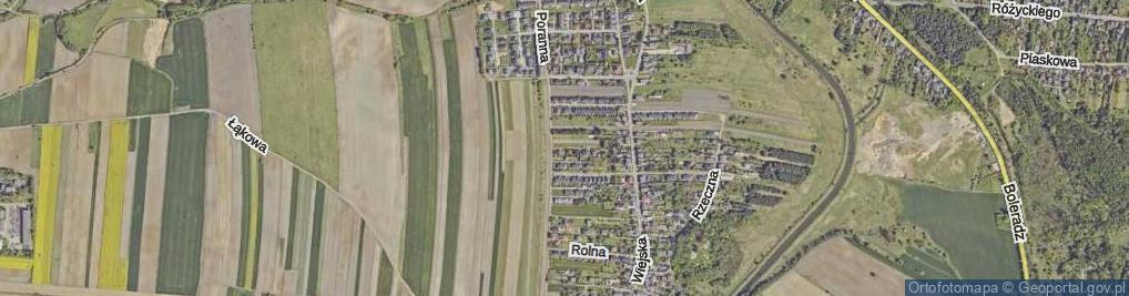 Zdjęcie satelitarne Słonecznikowa ul.